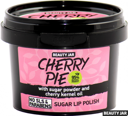Beauty Jar Смягчающий сахарный скраб для губ Cherry Pie 120 гр
