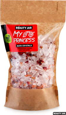 Beauty Jar Успокаивающие кристаллы для ванны с лепестками роз My Little Princess 600 г