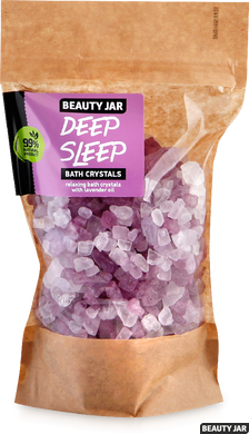 Beauty Jar Расслабляющие кристаллы для ванны с лавандовым маслом Deep Sleep 600 г