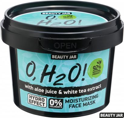 Beauty Jar Увлажняющая маска для лица O, H2O! 120 гр
